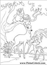 Pintar e Colorir Bambi 2 - Desenho 024
