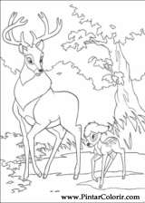 Pintar e Colorir Bambi 2 - Desenho 053