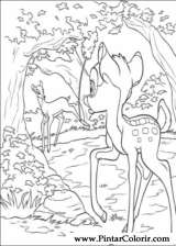 Pintar e Colorir Bambi 2 - Desenho 058