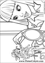 Pintar e Colorir Barbie Polegar - Desenho 007