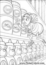 Pintar e Colorir Bee Movie - Desenho 016