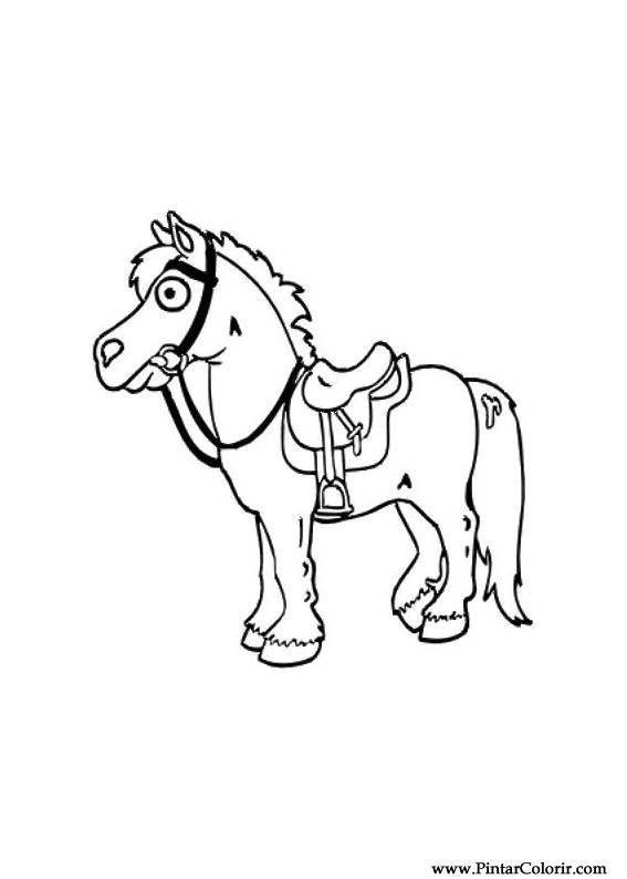 Mais de 100 desenhos de cavalos para colorir! –  – Desenhos  para Colorir