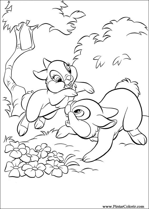 Pintar e Colorir Disney Bunnies - Desenho 013