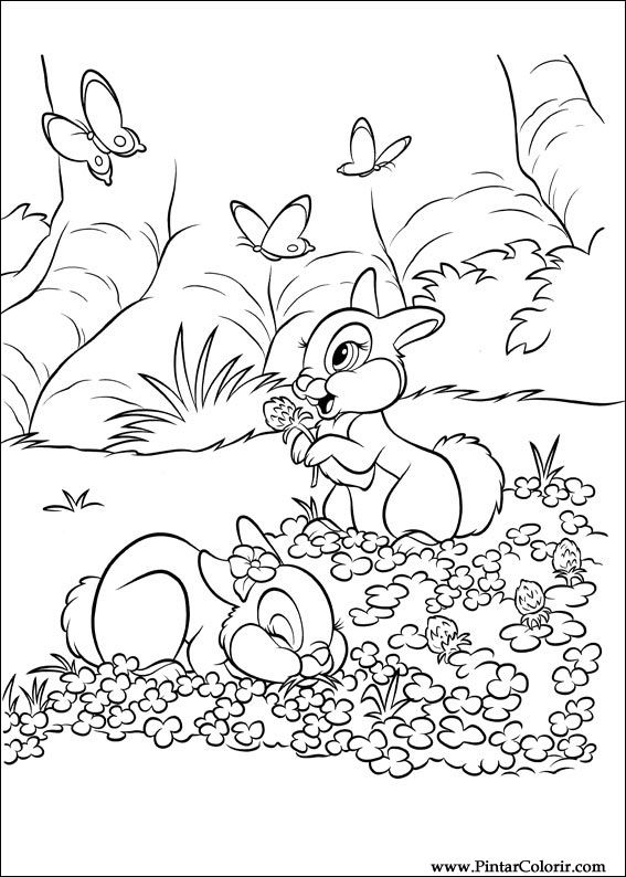 Pintar e Colorir Disney Bunnies - Desenho 017