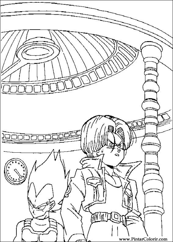 Desenhos Para Pintar e Colorir Dragon Ball Z - Imprimir Desenho 032