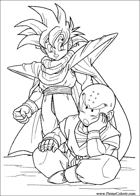 Página Dragon Ball Z #38476 (desenhos animados) para colorir