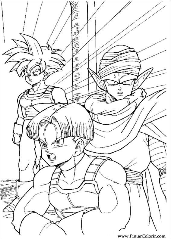 Página Dragon Ball Z #38474 (desenhos animados) para colorir