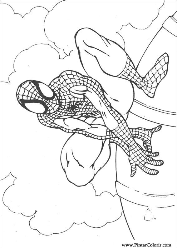 SpiderMan Coloring Pages