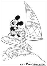 Pintar e Colorir Mickey - Desenho 126