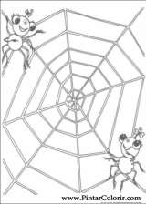 Pintar e Colorir Miss Spider - Desenho 014
