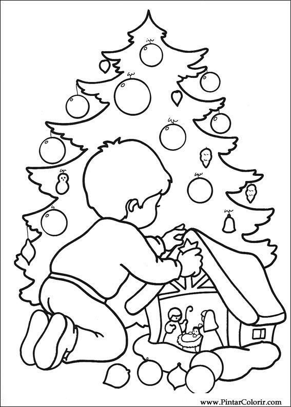 Desenhos de Natal para Colorir  Рождественские цветы, Рождественские  издания, Рождественские колокольчики