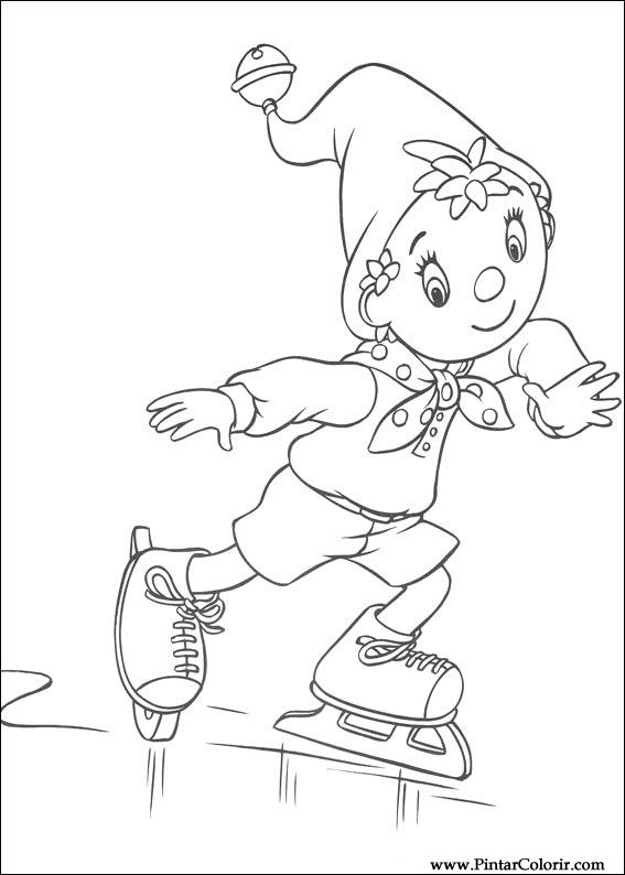 Pintar e Colorir Noddy - Desenho 063