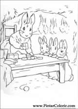 Pintar e Colorir Peter Rabbit - Desenho 021