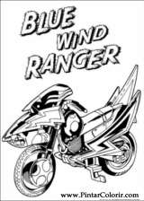 Pintar e Colorir Power Rangers - Desenho 027