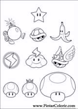 Pintar e Colorir Super Mario Bros - Desenho 005